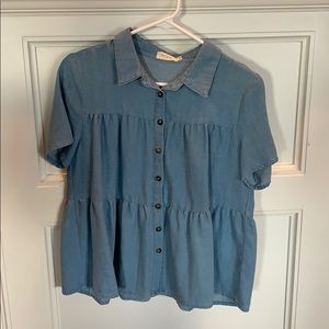 ROOLEE denim button up